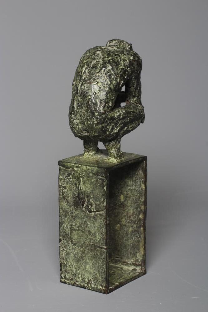 LAURENCE EDWARDS (b.1967) Crouching Man, bronze sculpture, signed and dated 2017, numbered 13/15, Image