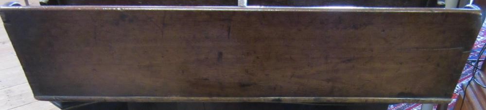 A GEORGIAN MAHOGANY BOTTLE CARRIER with six compartments and central carrying handle, 18" l x 13 Image