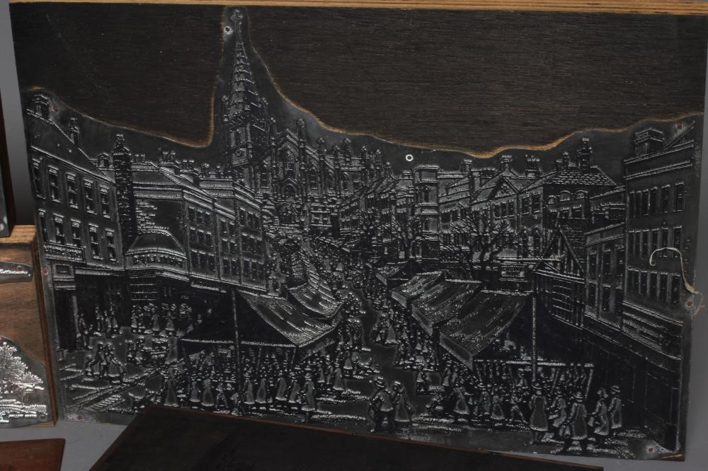 GEORGE WILLOTT (1900-2000) Sixteen copper and intaglio printing blocks used by the artist for design Image