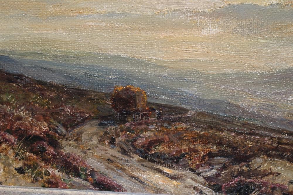 HERBERT F ROYLE (1870-1958) Returning with the Harvest at Dusk Image