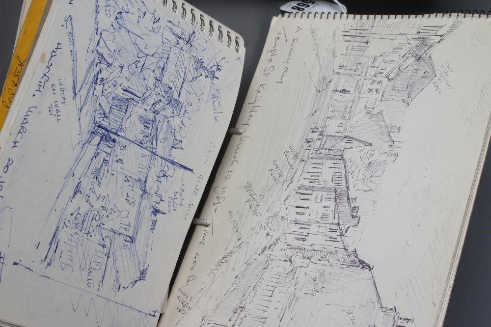 WILLIAM EDWARD PARKER (1922-2017) Four sketchbooks with approximately 350 works in total Image