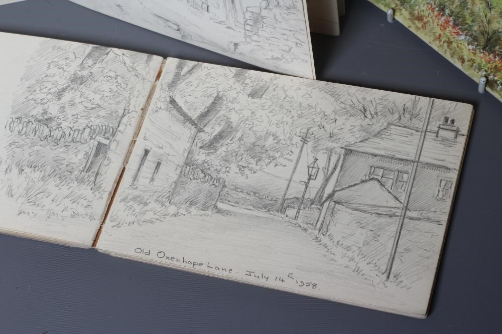 WILLIAM EDWARD PARKER (1922-2017) Three sketchbooks with approximately 100 pencil sketches in total Image