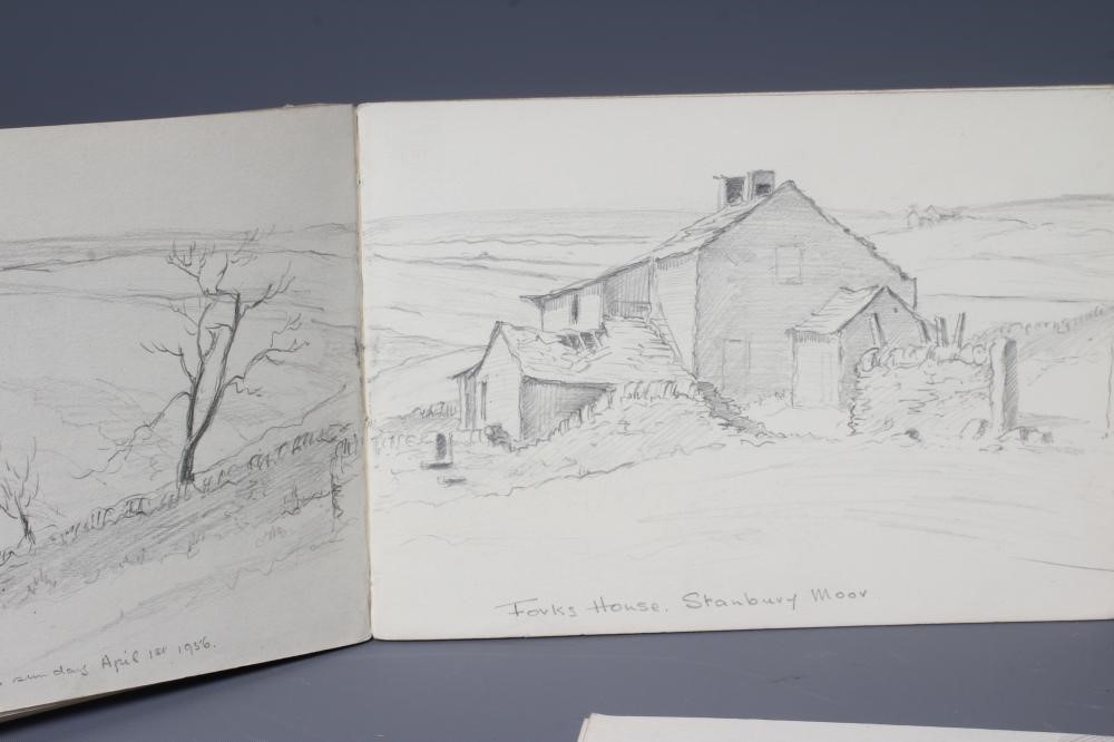 WILLIAM EDWARD PARKER (1922-2017) Three sketchbooks with approximately 100 pencil sketches in total Image