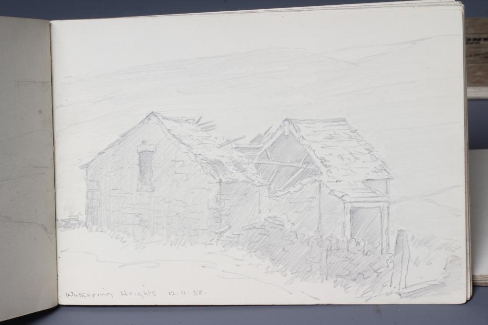 WILLIAM EDWARD PARKER (1922-2017) Three sketchbooks with approximately 100 pencil sketches in total Image