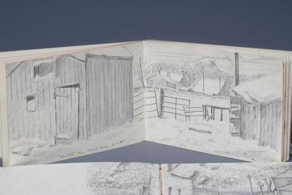 WILLIAM EDWARD PARKER (1922-2017) Three sketchbooks with approximately 100 pencil sketches in total Image