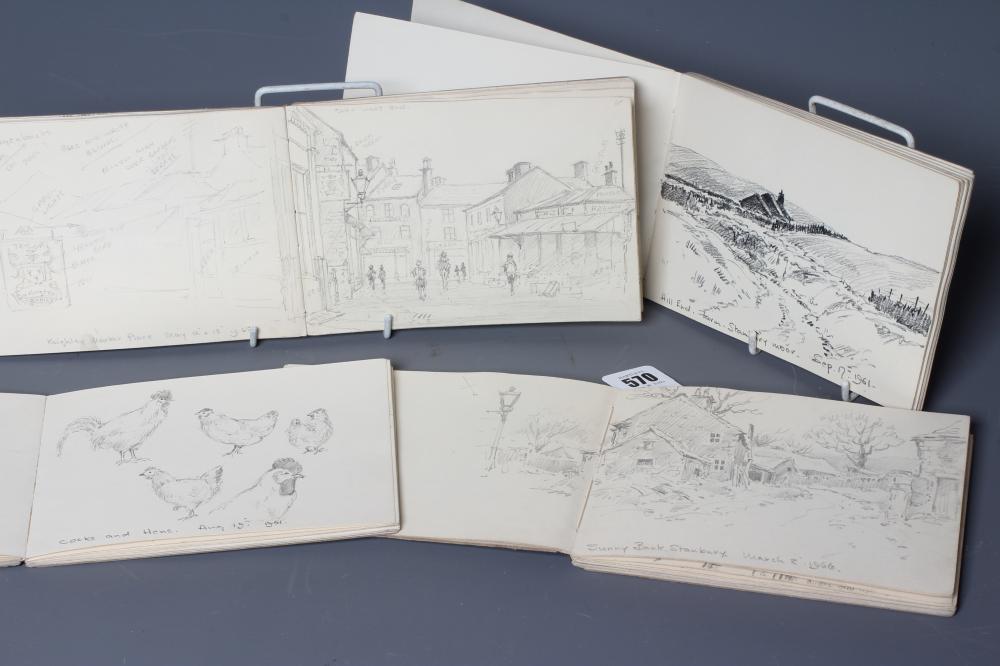 WILLIAM EDWARD PARKER (1922-2017) Four sketchbooks with approximately 120 pencil sketches in total Image