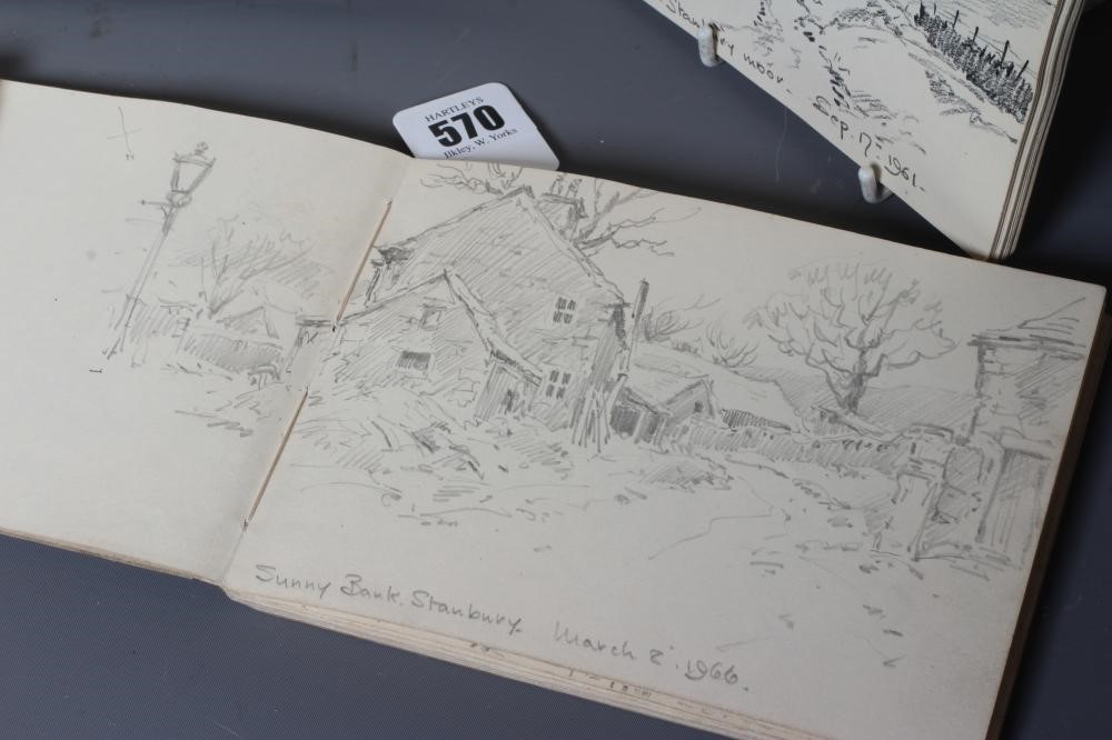 WILLIAM EDWARD PARKER (1922-2017) Four sketchbooks with approximately 120 pencil sketches in total Image