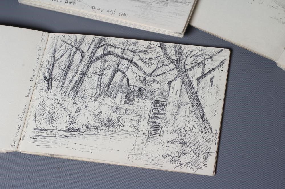 WILLIAM EDWARD PARKER (1922-2017) Four sketchbooks with approximately 120 pencil sketches in total Image