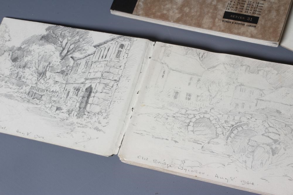 WILLIAM EDWARD PARKER (1922-2017) Four sketchbooks with approximately 120 pencil sketches in total Image