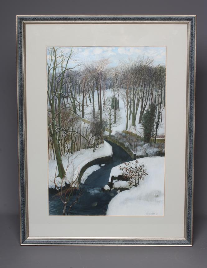 ALAN JOHN GREEN (1921-2020) Snowbound Rural Landscape Image
