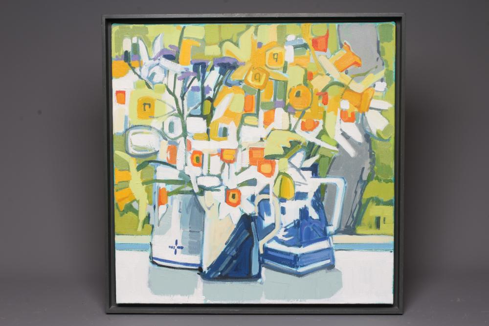 IAN BURKE (b.1955) Spring Stonegate, signed, inscribed with title and dated 2014 verso, oil on Image