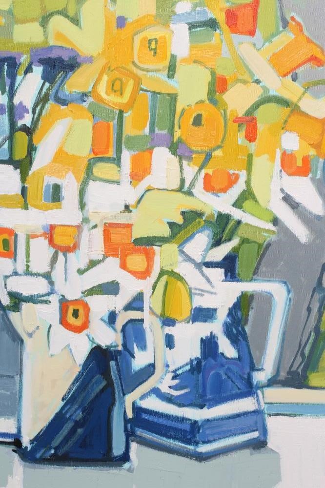 IAN BURKE (b.1955) Spring Stonegate, signed, inscribed with title and dated 2014 verso, oil on Image
