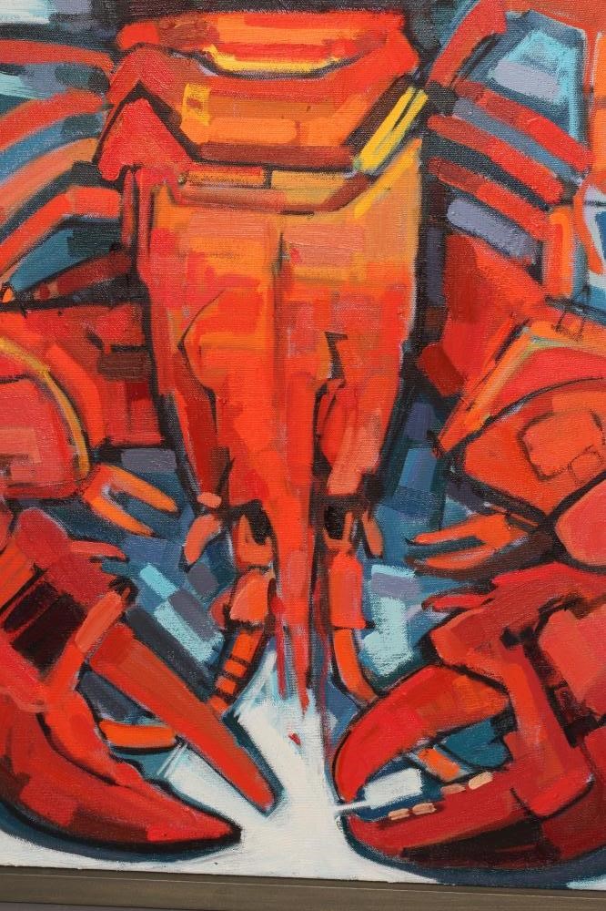 IAN BURKE (b.1955) Big Boy I, signed, inscribed with title and dated 2012 verso, oil on canvas, 30" Image
