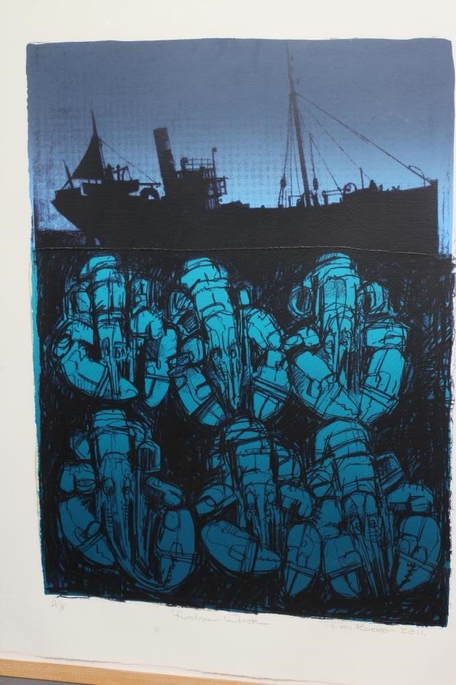 IAN BURKE (b.1955) Redcar Wreck Image