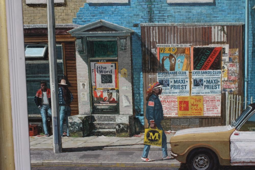 FRANK JOHNSON (1917-1998) Lumb Lane, Southfields, Bradford, signed lower right and dated 1988, oil Image