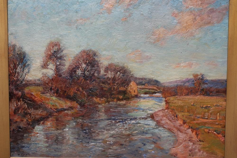 HERBERT F ROYLE (1870-1958) Evening near Nesfield Image