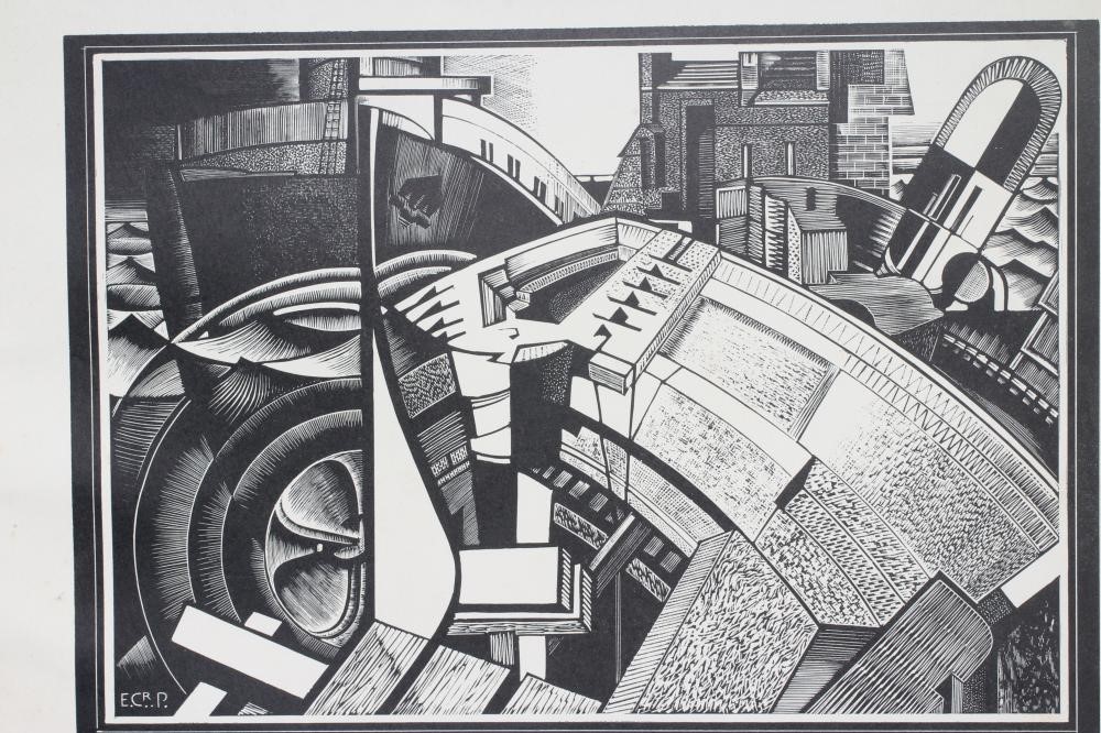 EDWARD CARTER PRESTON (1885-1965) Industrial Harbour View Image