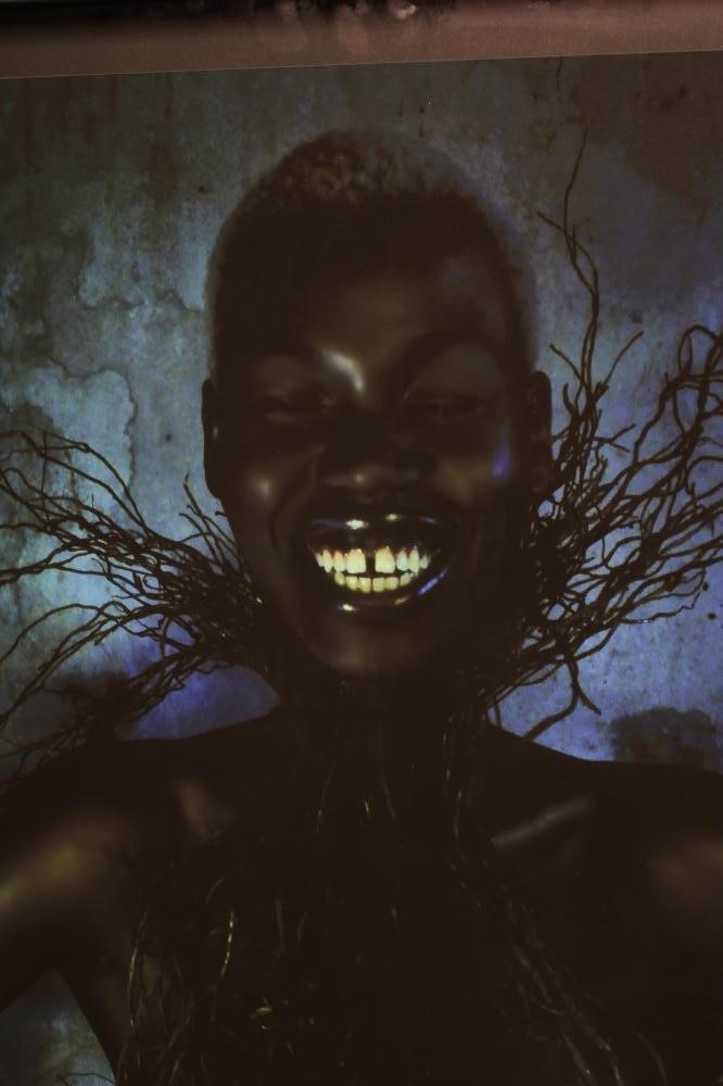 KRISJAN ROSSOUW (South African b.1974) African Woman, photo print, 30 1/2" x 19", framed and glazed Image