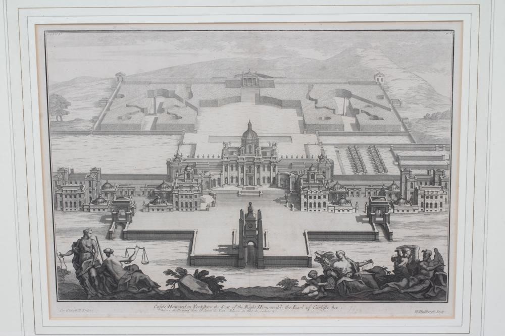 COLEN CAMPBELL (c.1676-1729) Engraved plate from Vitruvius Britannicus by Henry Hulsbergh Image