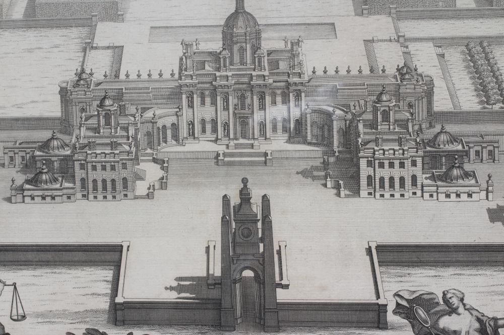 COLEN CAMPBELL (c.1676-1729) Engraved plate from Vitruvius Britannicus by Henry Hulsbergh Image
