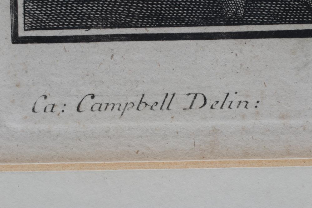 COLEN CAMPBELL (c.1676-1729) Engraved plate from Vitruvius Britannicus by Henry Hulsbergh Image