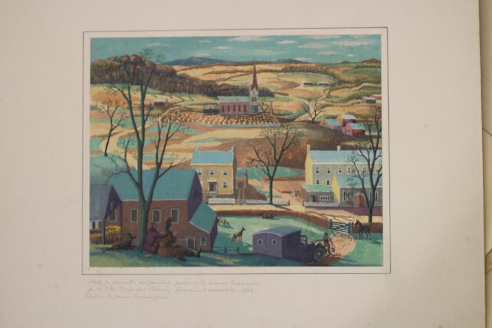 GEORGE WILLOTT (1900-2000) A collection of unframed watercolours to include a view of Newquay Image