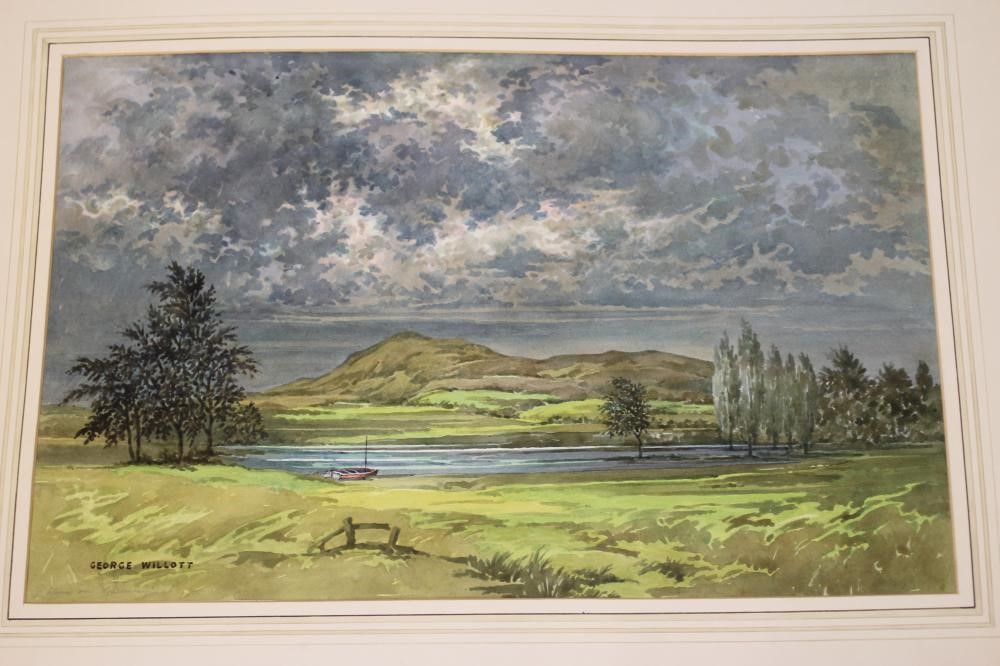 GEORGE WILLOTT (1900-2000) A collection of watercolours to include agricultural scenes Image