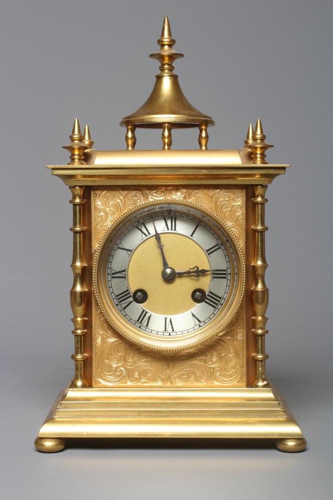 A FRENCH MANTEL CLOCK BY S MARTI ET CIE Image