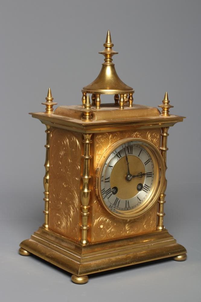 A FRENCH MANTEL CLOCK BY S MARTI ET CIE Image