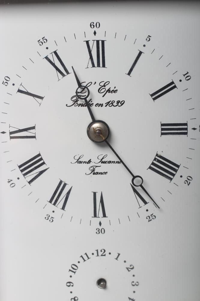 A FRENCH BRASS REPEATER CARRIAGE CLOCK Image