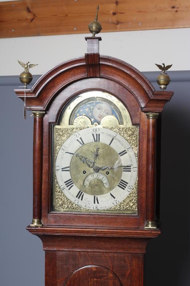 AN OAK LONGCASE SIGNED THOMAS BRODRICK KIRTON Image