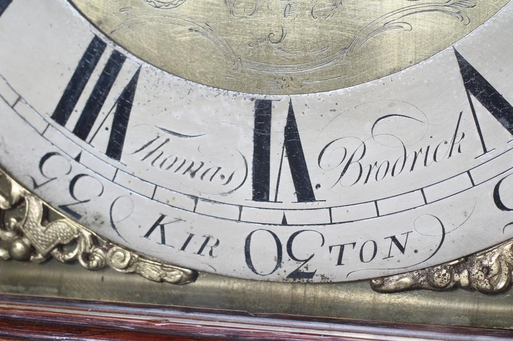 AN OAK LONGCASE SIGNED THOMAS BRODRICK KIRTON Image