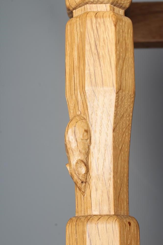 ROBERT THOMPSON - AN OAK SMALL OCCASIONAL TABLE Image