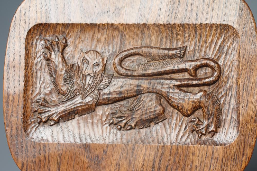 THOMAS WHITTAKER OF LITTLEBECK - AN ADZED OAK SPINNING STOOL Image