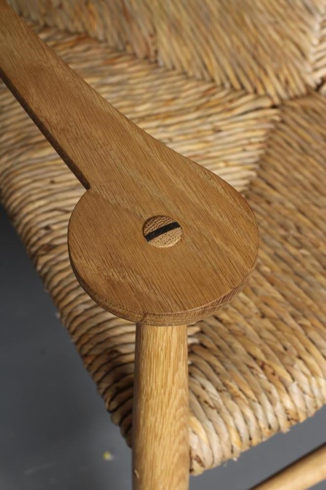 MARCUS JACKA NON STANDARD STUDIO THIRSK - AN ASCEND OAK DINING CHAIR Image