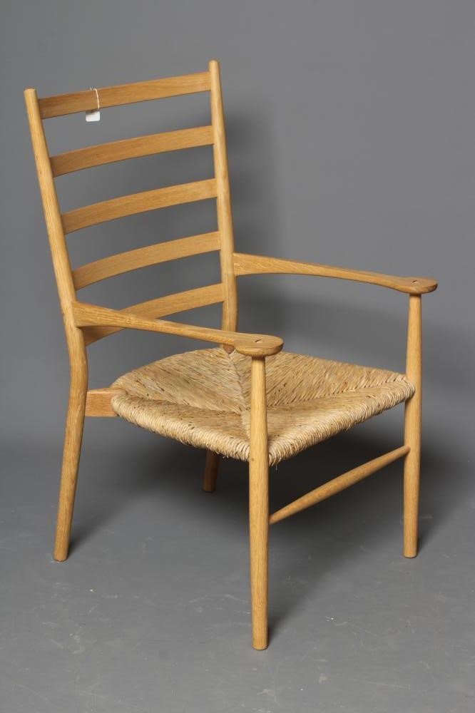 MARCUS JACKA NON STANDARD STUDIO THIRSK - AN ASCEND OAK DINING CHAIR Image