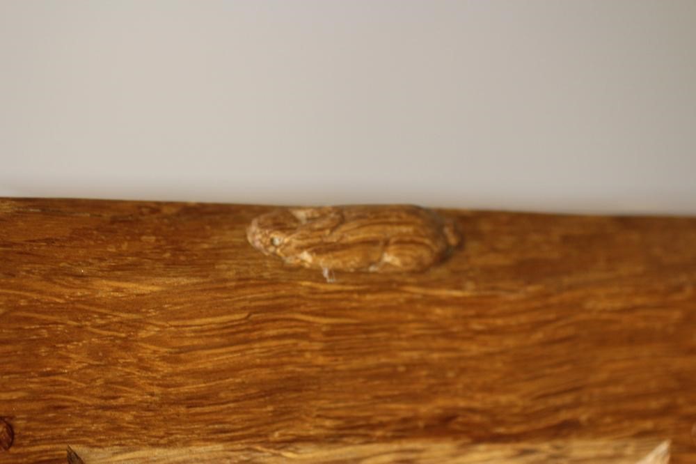 PETER HEAP OF WETWANG - AN ADZED OAK CHEST Image