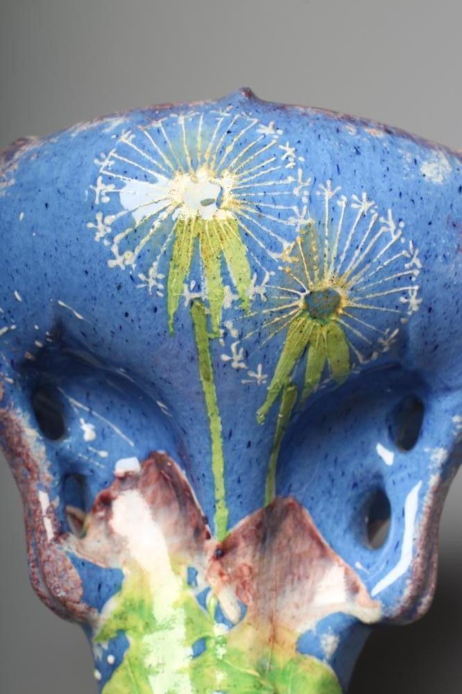 PAUL DACHSEL FOR AMPHORA - An Art Nouveau pottery pedestal vase Image