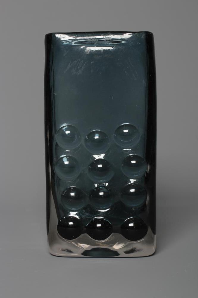 GEOFFREY BAXTER FOR WHITEFRIARS - AN INDIGO MOBILE PHONE VASE, shape 9670, 6 1/2" high (Illustrated) Image