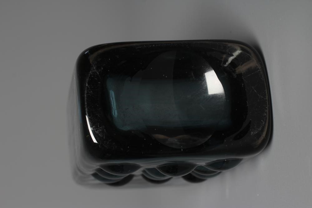 GEOFFREY BAXTER FOR WHITEFRIARS - AN INDIGO MOBILE PHONE VASE, shape 9670, 6 1/2" high (Illustrated) Image
