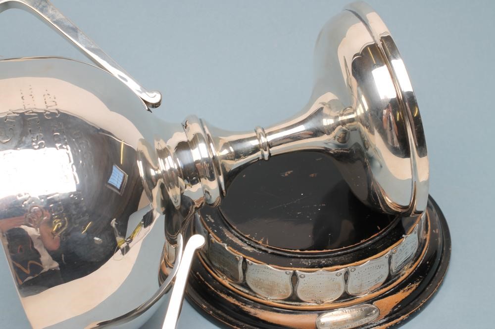 *OF LOCAL AND ANGLING INTEREST - A SILVER TROPHY CUP maker Fattorini & Sons Image
