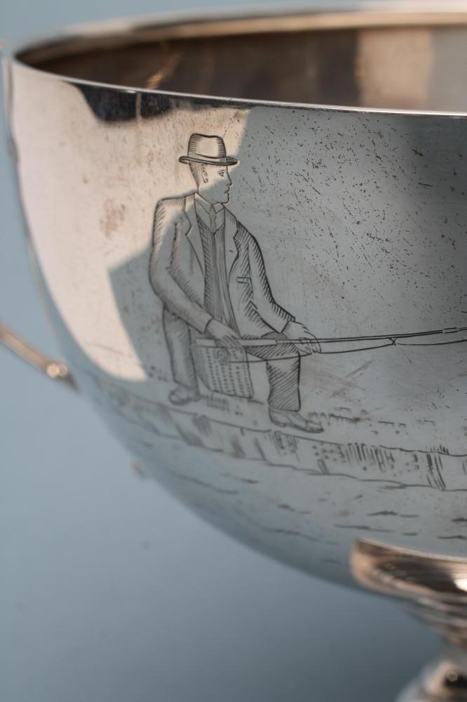 OF LOCAL AND ANGLING INTEREST - A SILVER TROPHY CUP Image