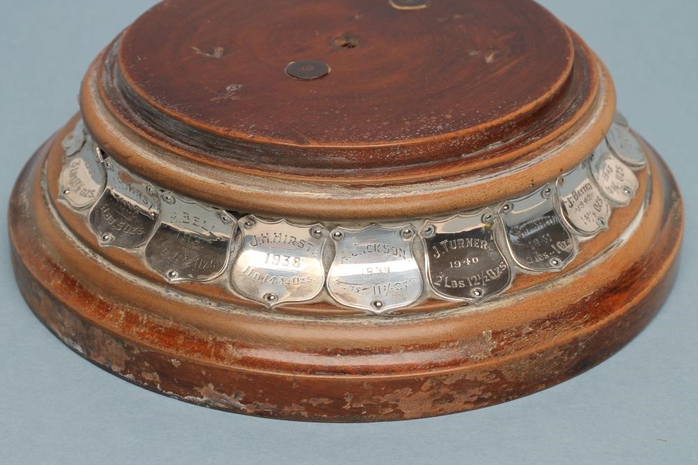 OF LOCAL AND ANGLING INTEREST - AN ARTS AND CRAFTS SILVER ROSE BOWL Image