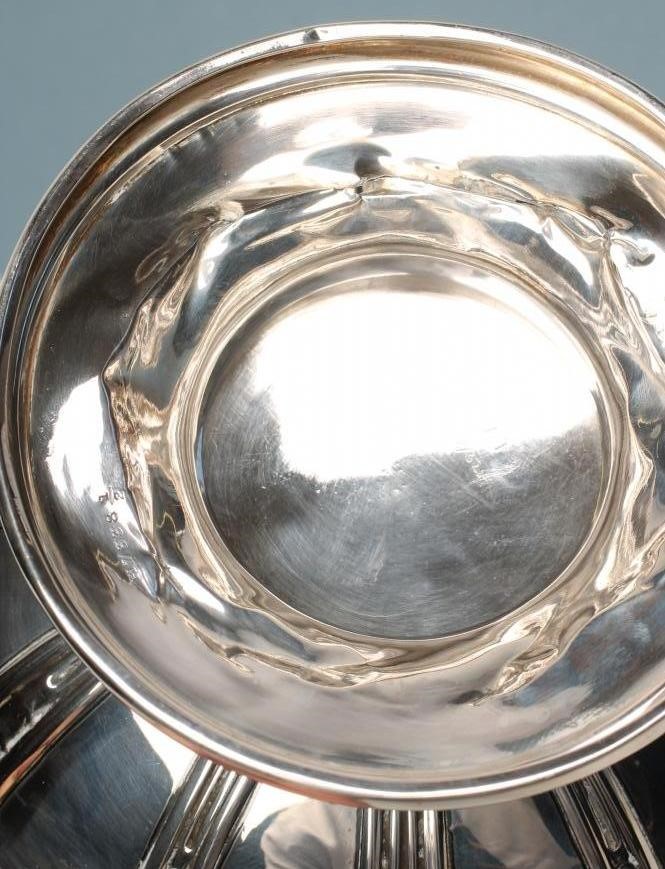 OF LOCAL AND ANGLING INTEREST - AN ARTS AND CRAFTS SILVER ROSE BOWL Image