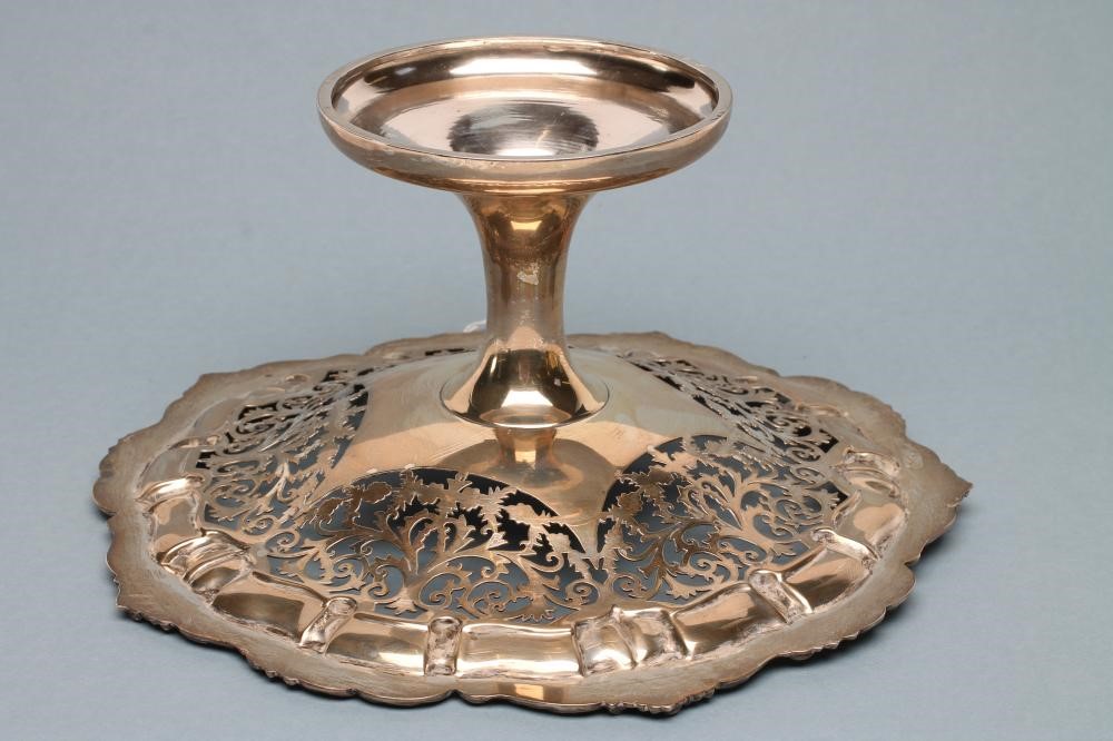 *AN EDWARDIAN SILVER TAZZA Image