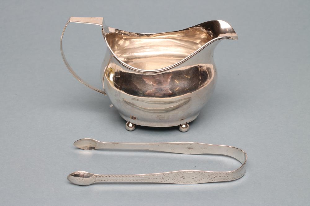 A GEORGE III PROVINCIAL SILVER MILK JUG Image