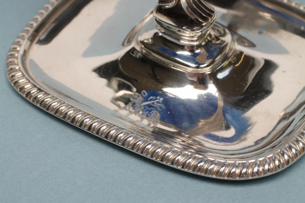 A LATE GEORGE III SILVER WAX JACK Image