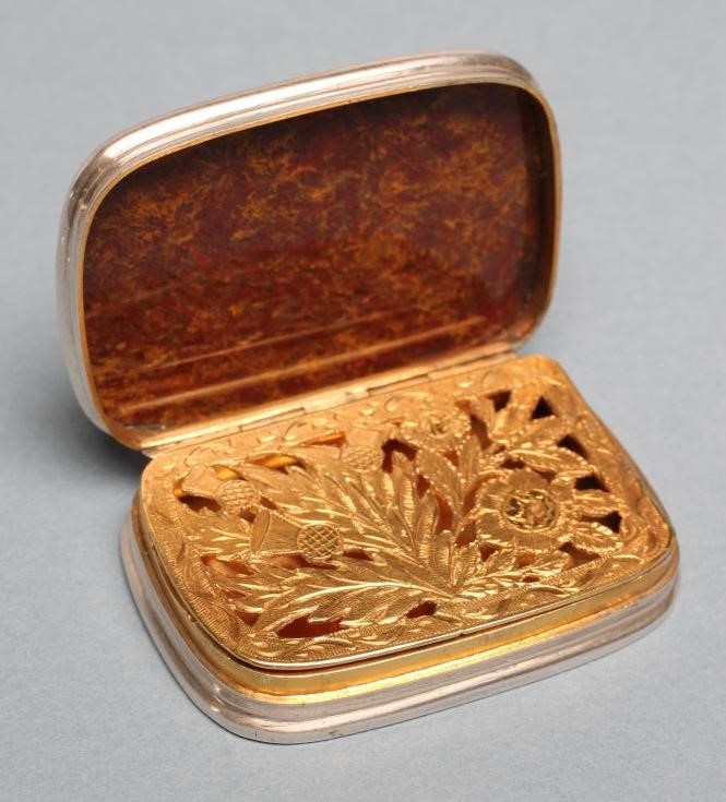 A SCOTTISH SILVER VINAIGRETTE Image