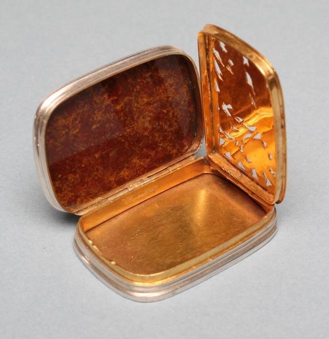 A SCOTTISH SILVER VINAIGRETTE Image