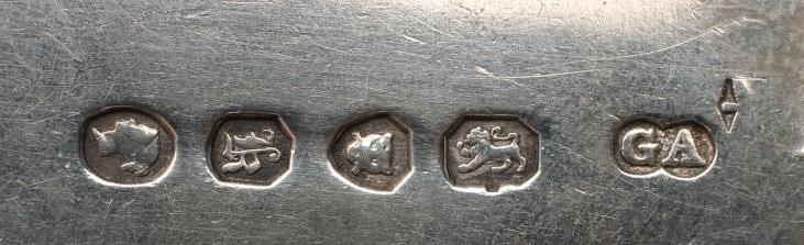 *A SET OF SIX EARLY VICTORIAN SILVER TABLESPOONS Image